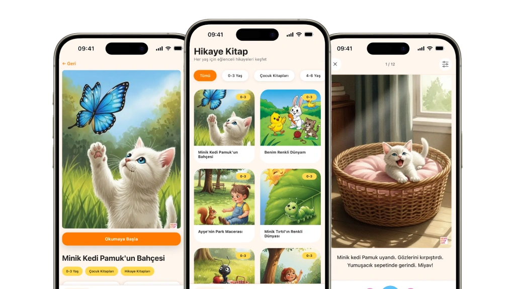 Hikaye Kitabı iOS Uygulaması